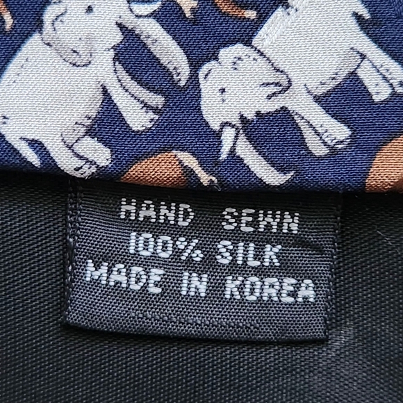 Vintage 1996 Nicole Miller Silk Political Tie - Picture 4 of 4